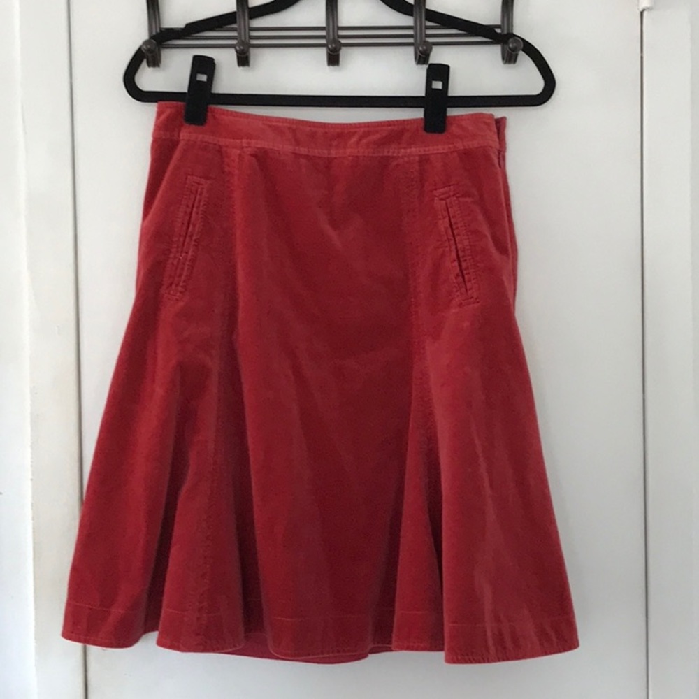 Vintage Moschino Cheap and Chic Velvet Swing Skirt